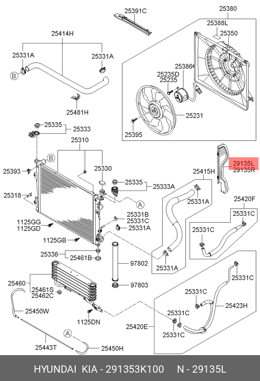 DEFLECTOR RADIATOR STG