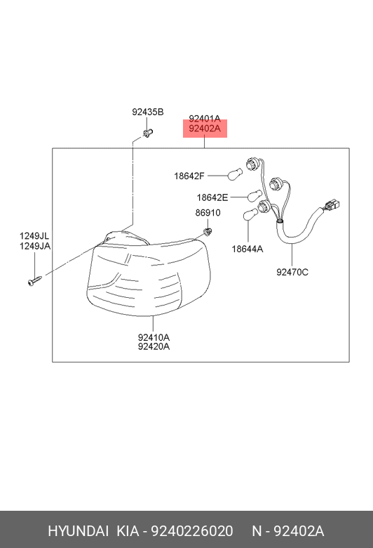 LAMPA STOP DR HY S.FE I