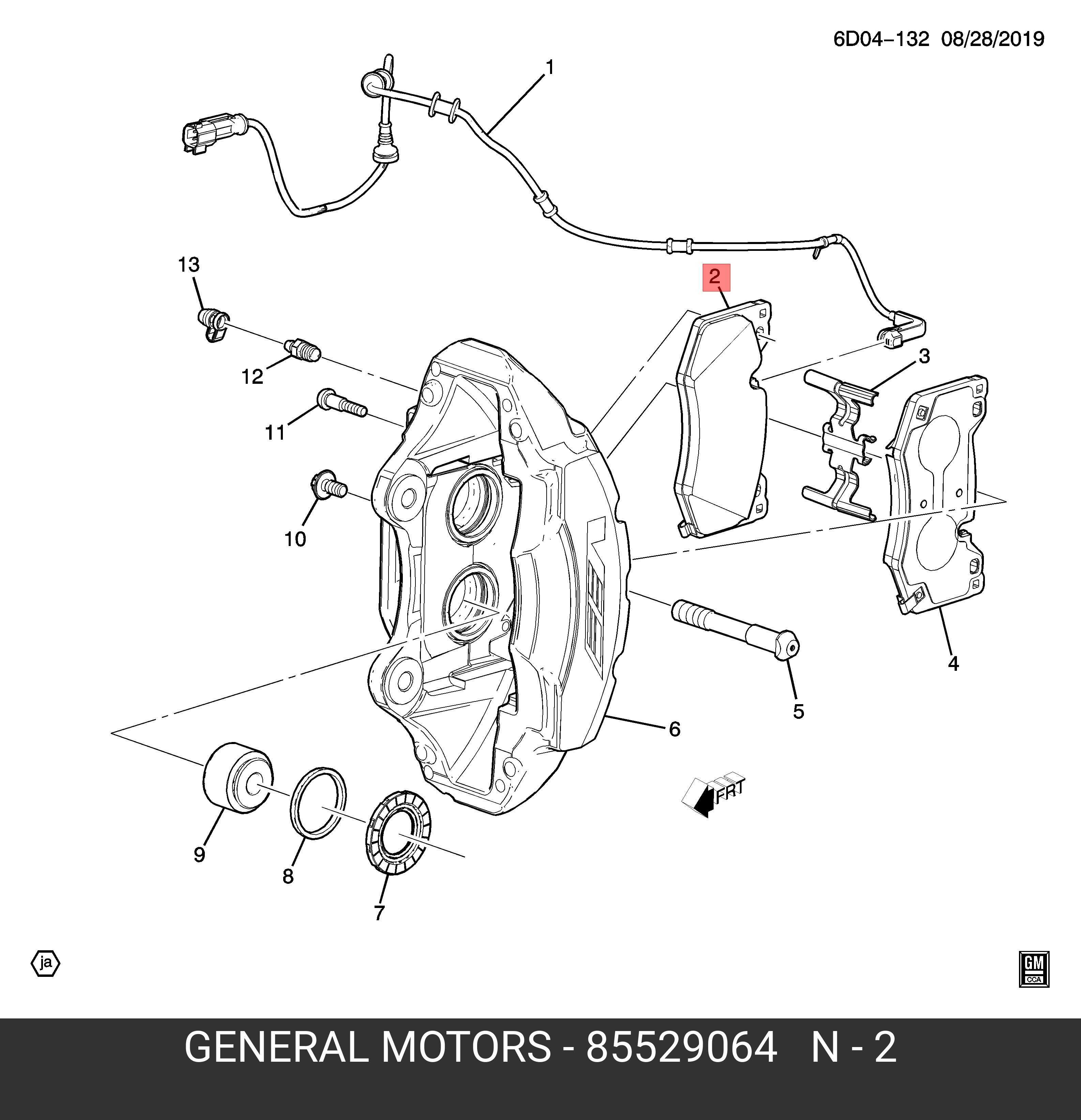 85529064 GENERAL MOTORS Part