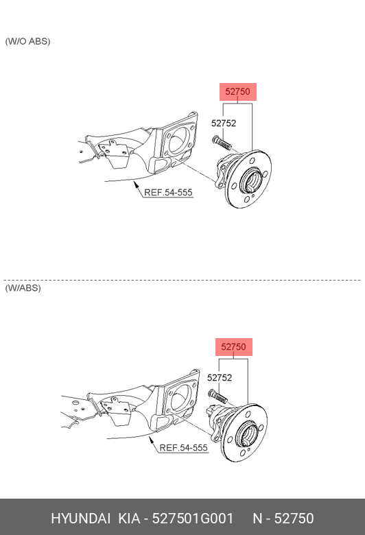 RULMENT SI BUTUC ROATA SP ( MODEL FARA ABS )