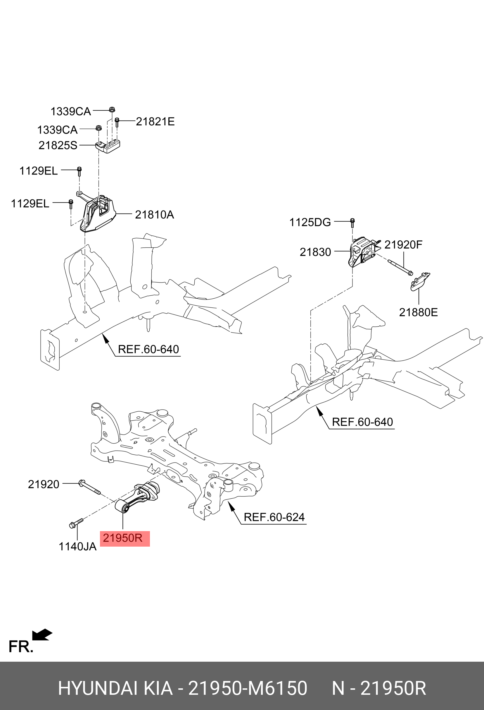 21950M6150 HYUNDAI KIA Part
