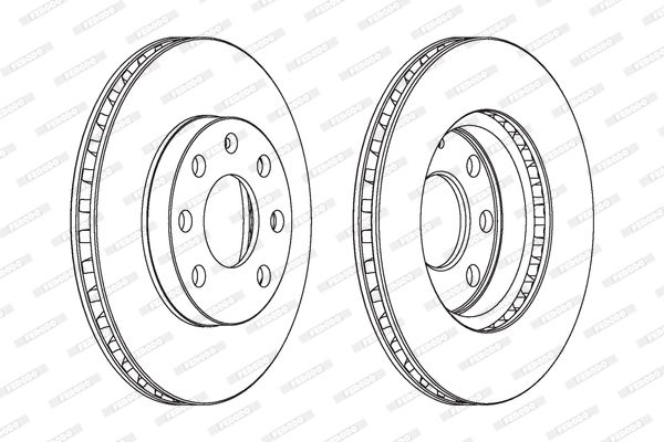 Диск тормозной передний