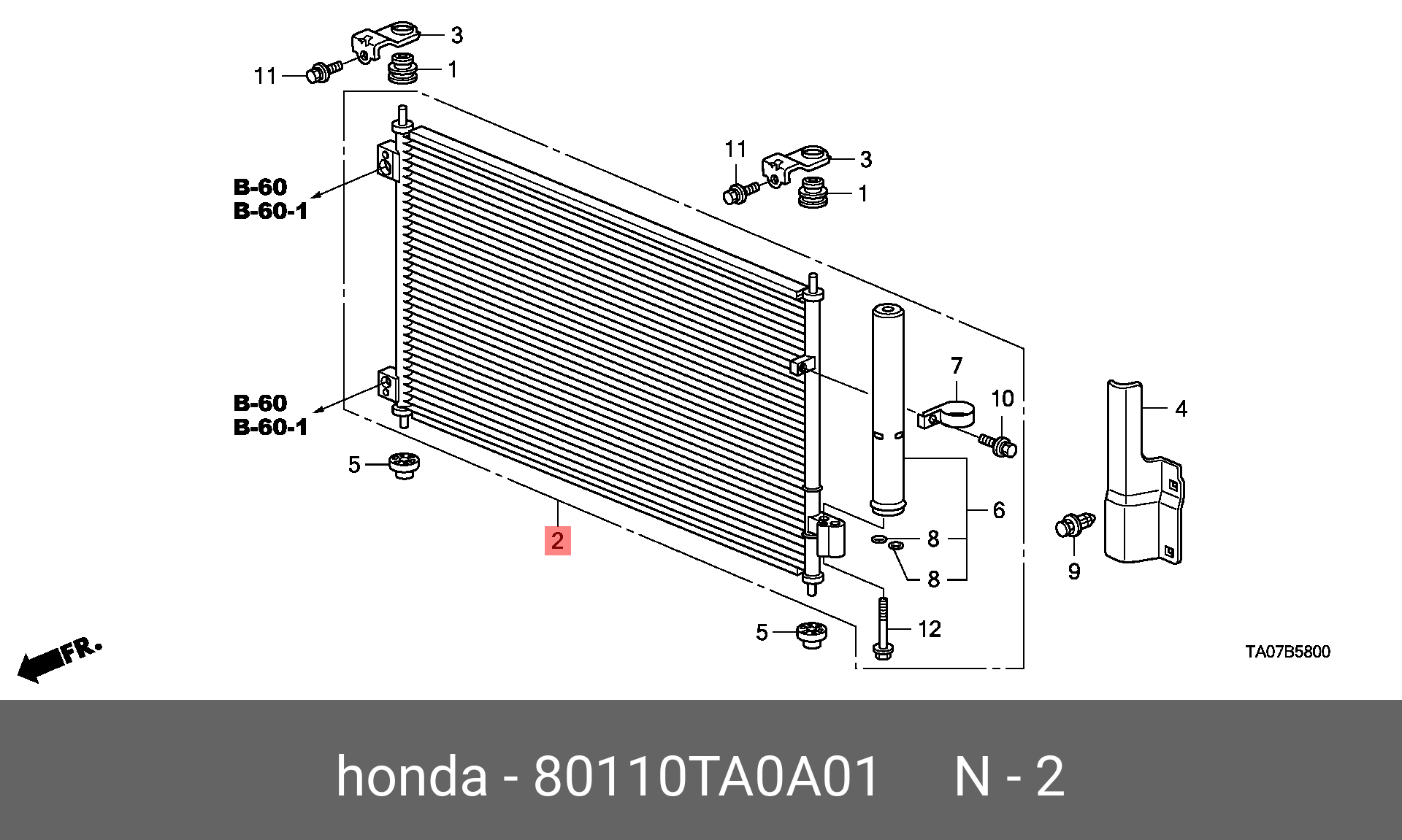 7810A297 Car AC Evaporator Core For Mitsubishi ASX Outlander