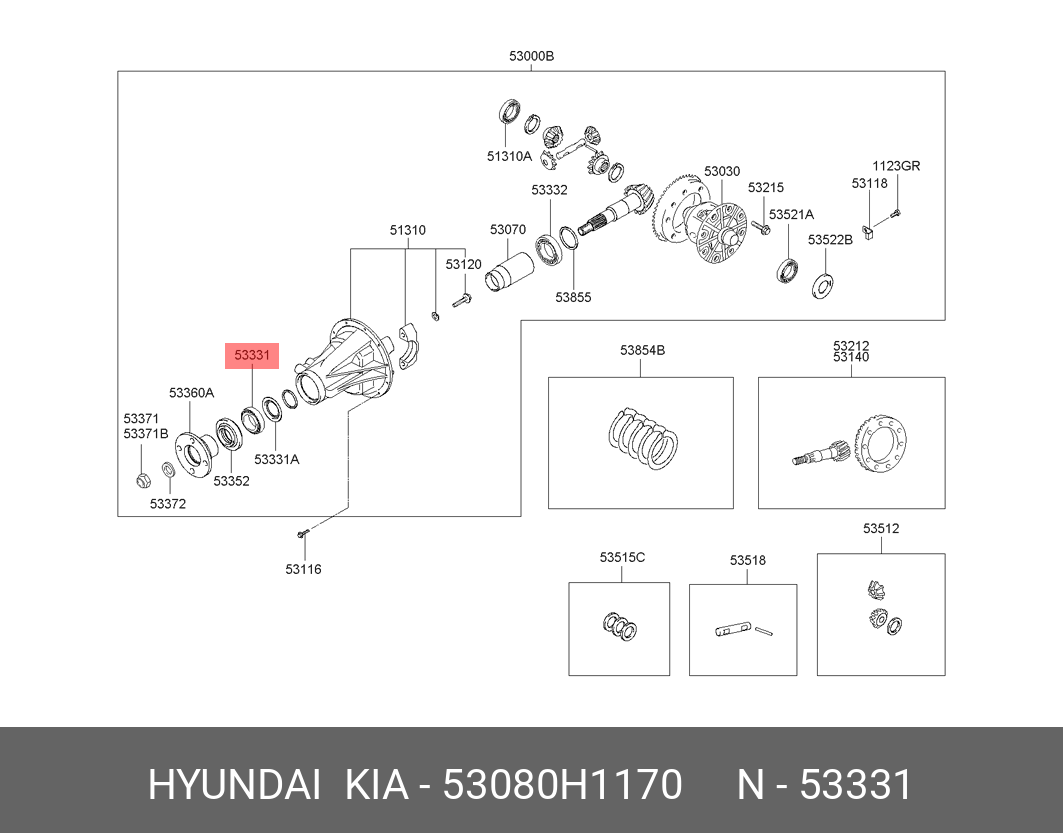 RULMENT PINION ATAC HY