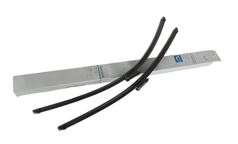 Wiper blade set, front