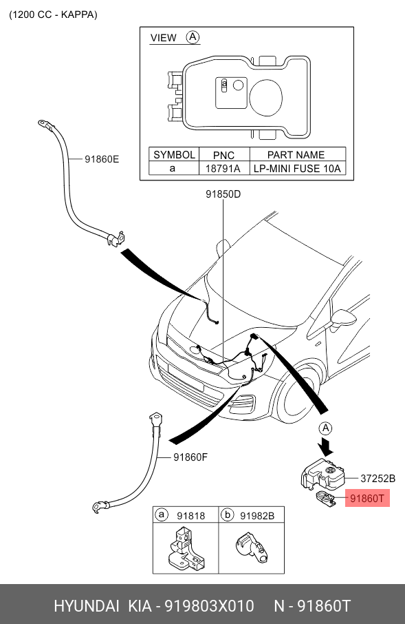 BORNA ACUMULATOR  (+)