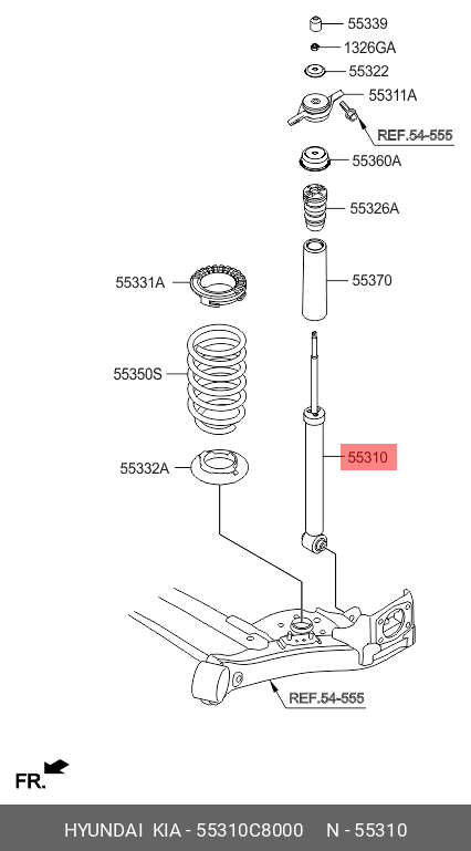 AMORTIZOR SPATE STG/DR