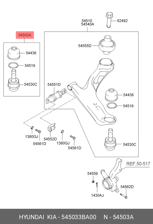 PIVOT INFERIOR STG/DR