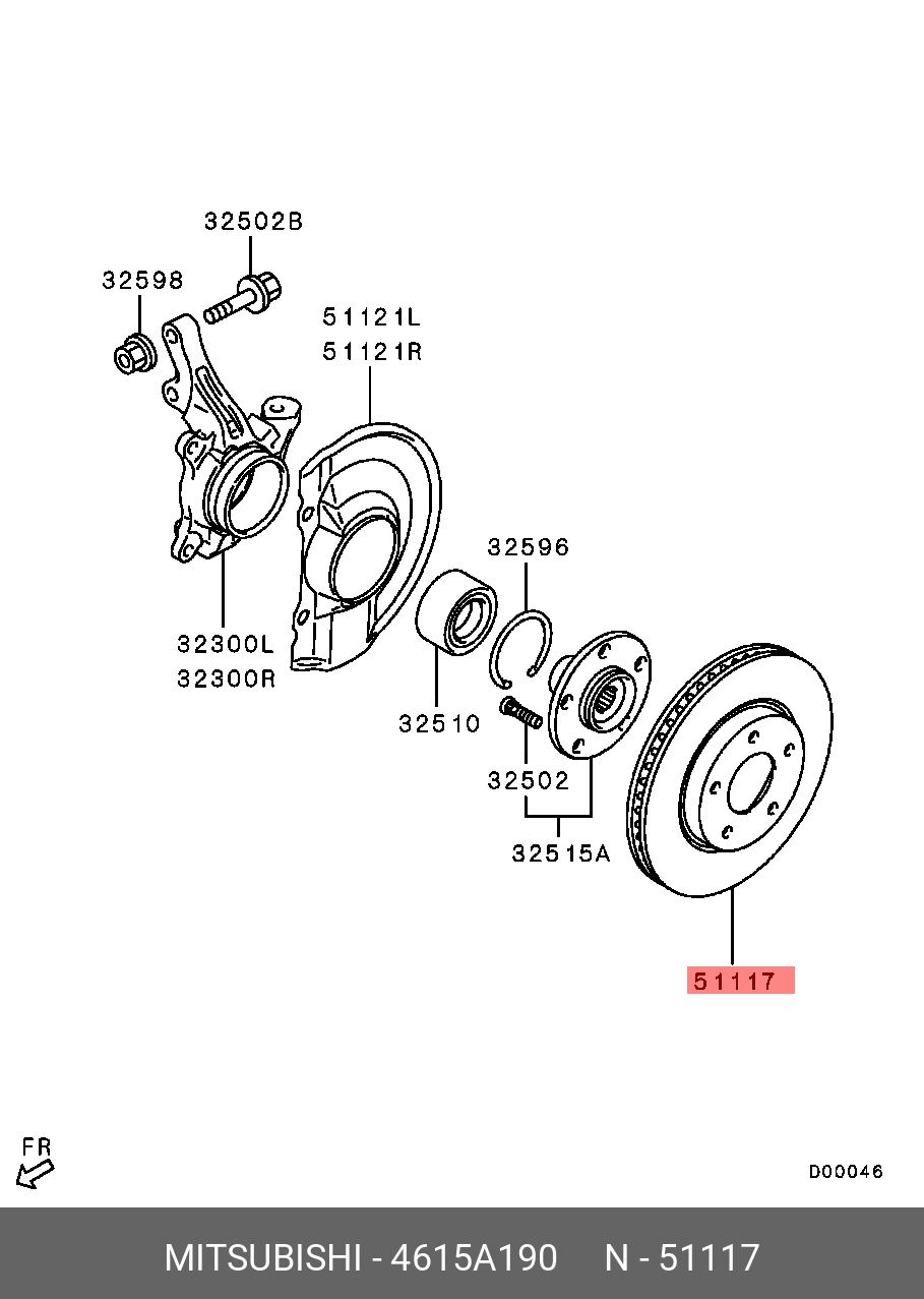 DISC FRANA FATA LANCER CX,CY