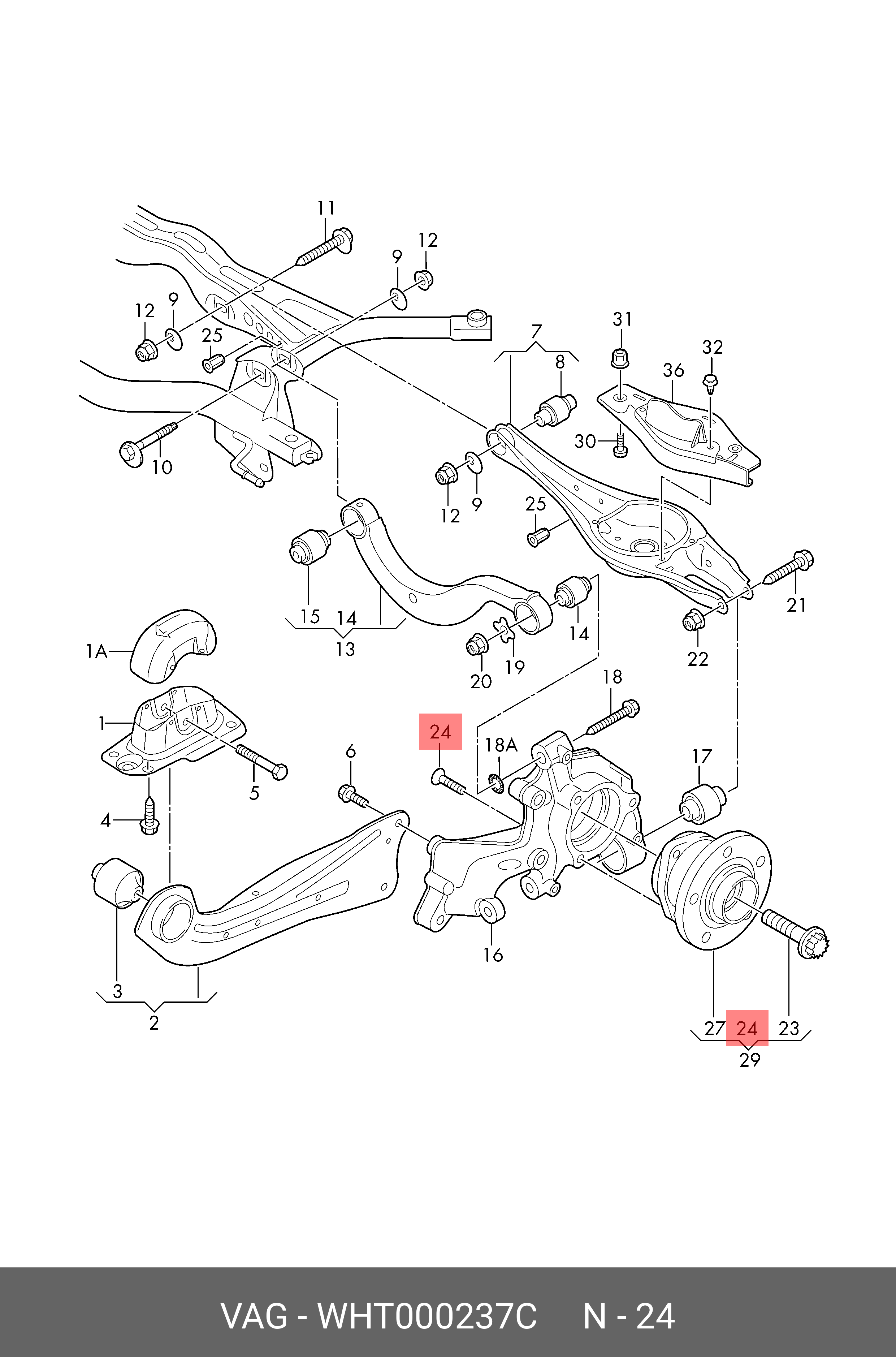 WHT 000 237 C VAG SCREW