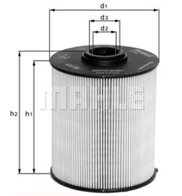 Filtro Carburante KNECHT KX 70D Per MERCEDES-BENZ