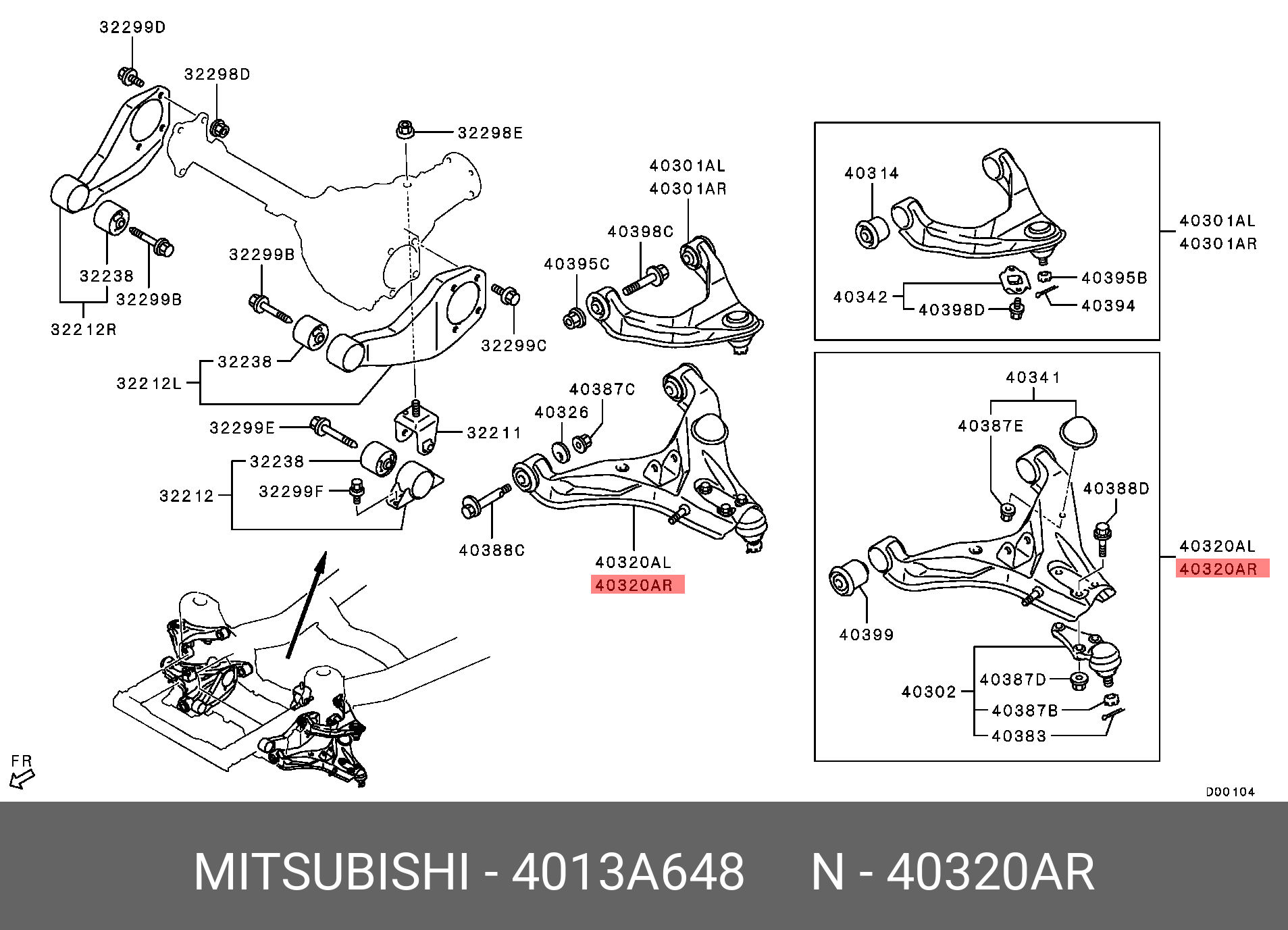 BASCULA INFERIOARA SUSPENSIE DR.FATA L200