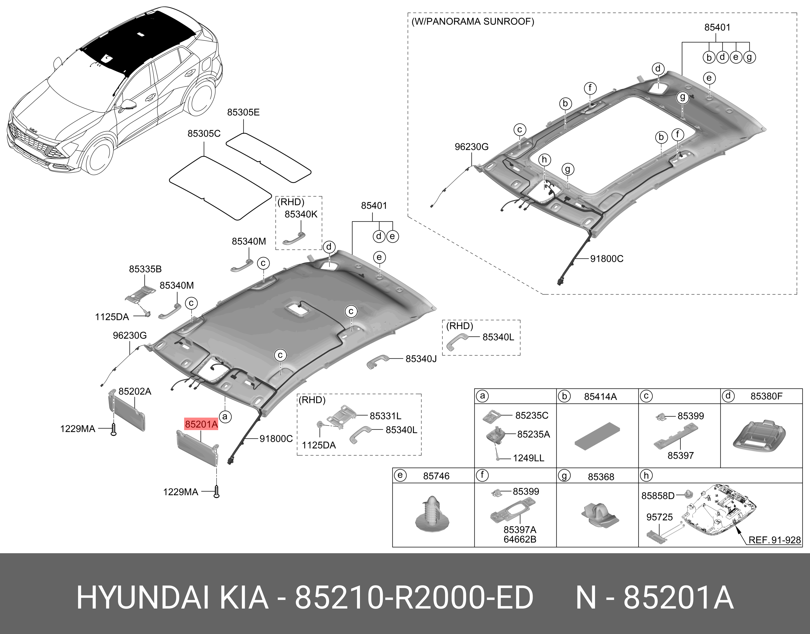 85210R2000ED HYUNDAI KIA Part