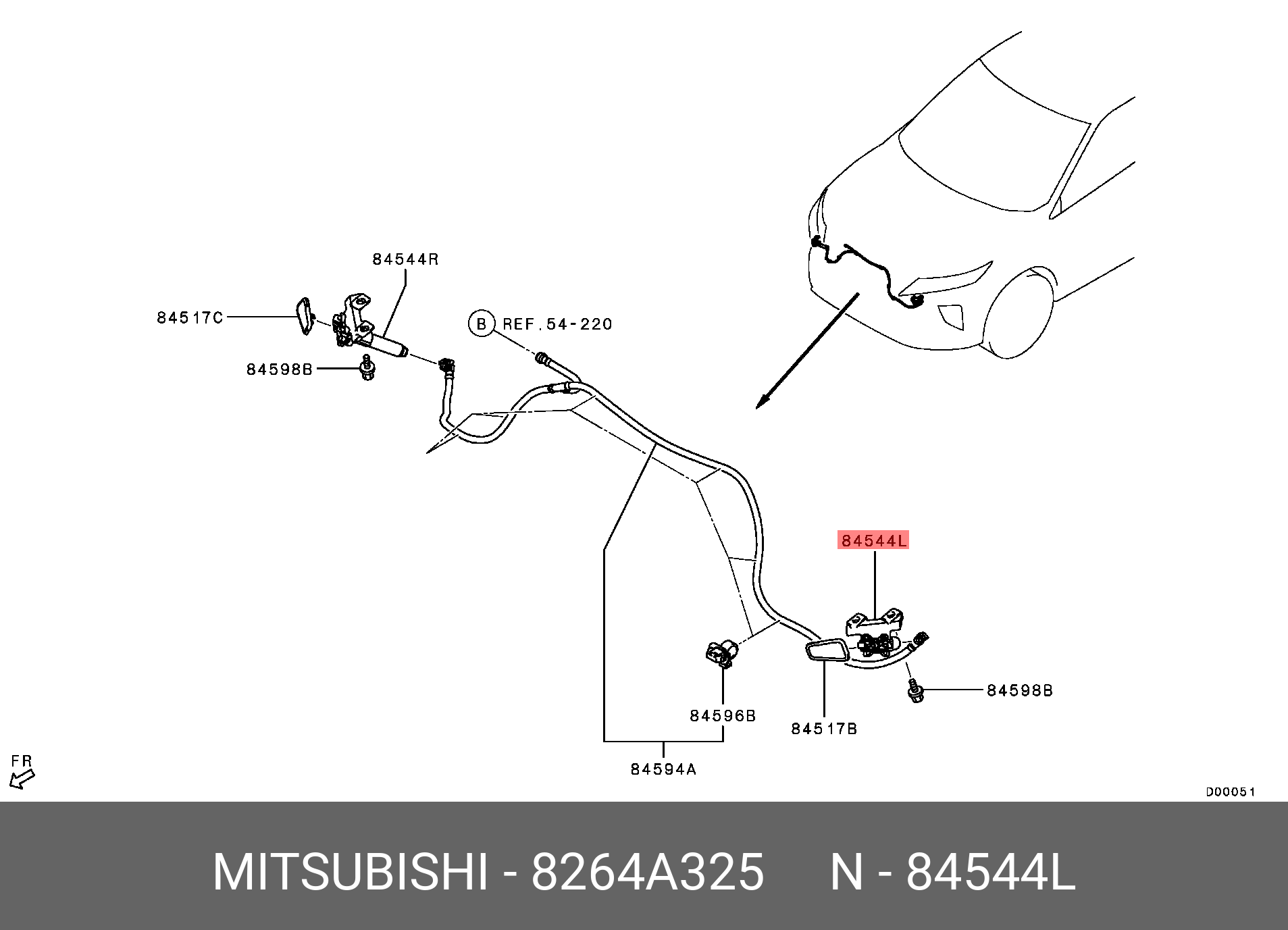 ACTUATOR SPALATOR FAR STG.ECLIPSE CROSS