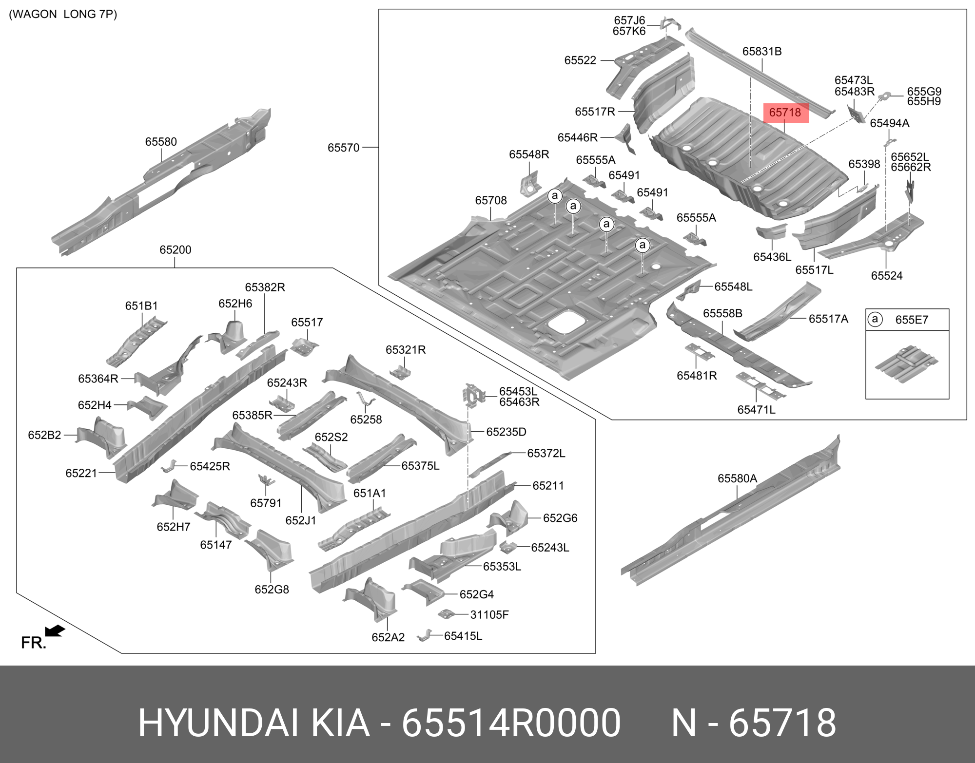 65514R0000 HYUNDAI KIA Part