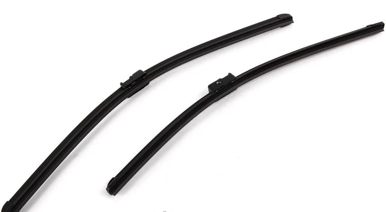Wiper blade set, front