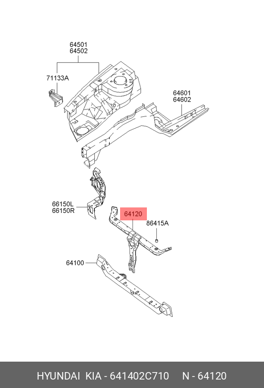 TRAVERSA SUPERIOARA RADIATOR