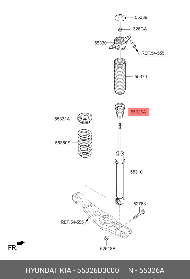 TAMPON AMORTIZOR SPATE STG/DR