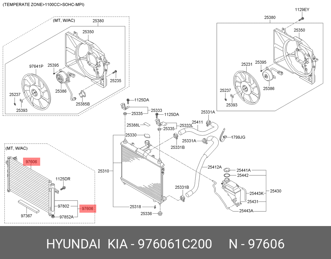 CONDENSOR AC HY