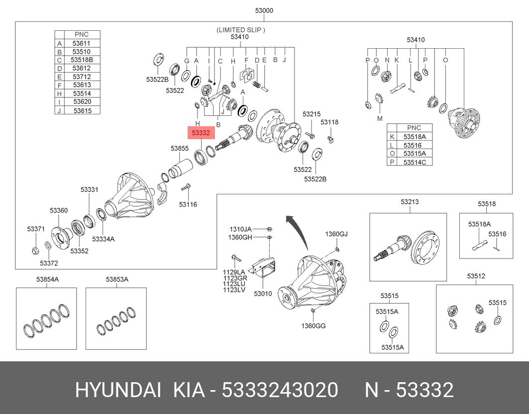 RULMENT PINION SP HY