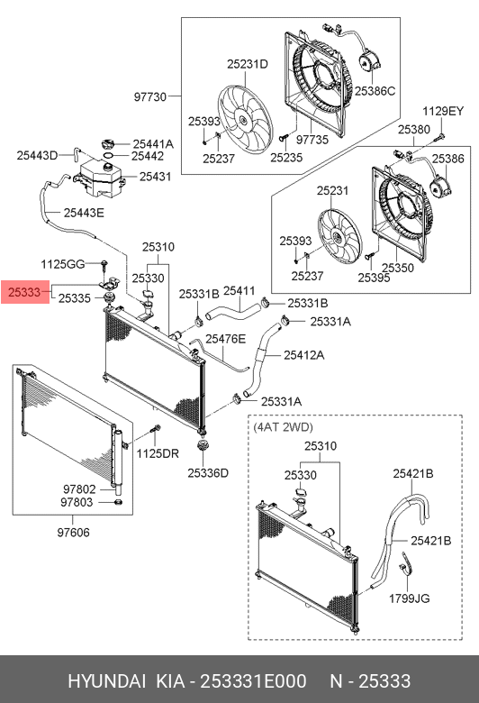 SUPORT SUP RADIATOR **