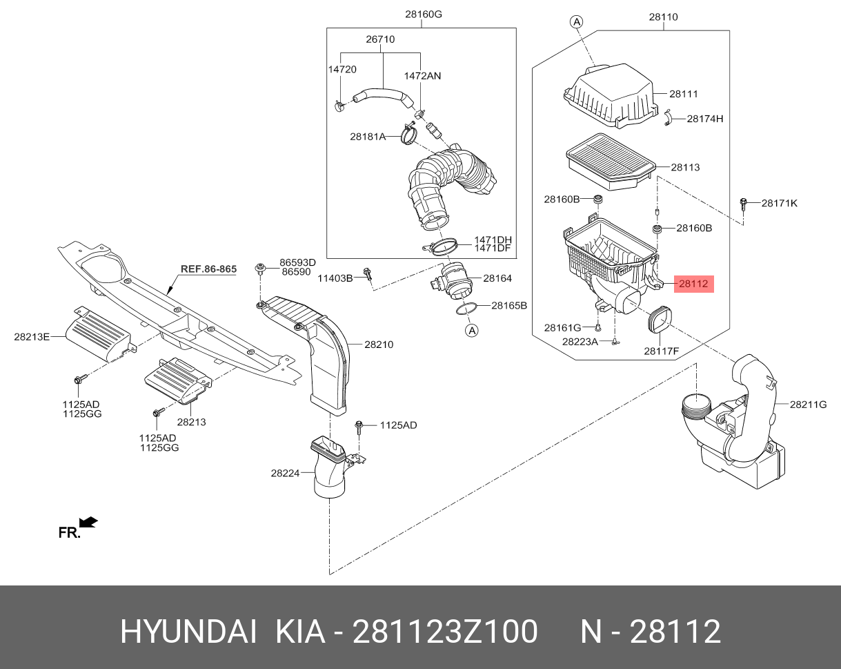 CARCASA FILTRU AER INF HY