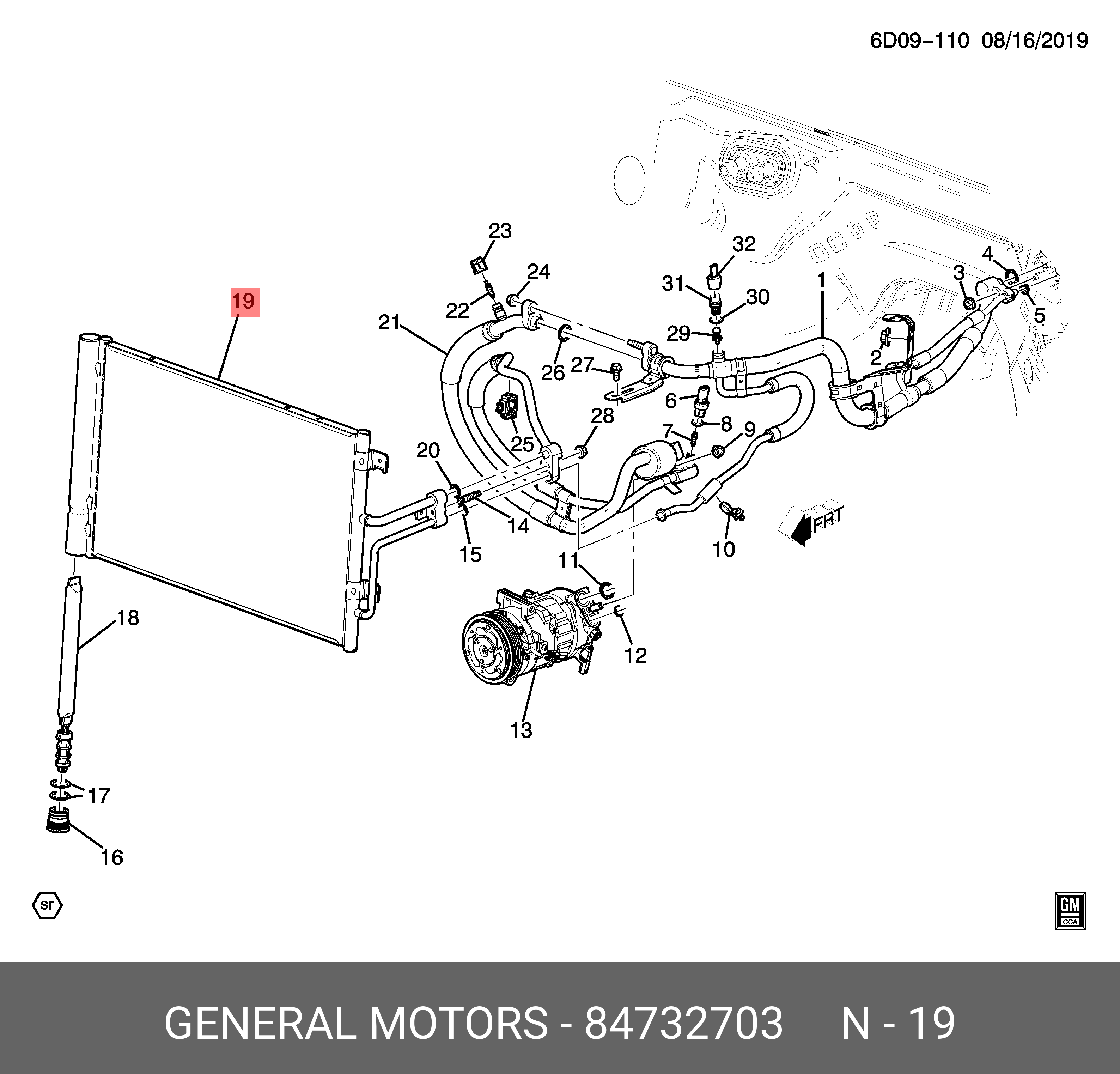 84732703 GENERAL MOTORS Part