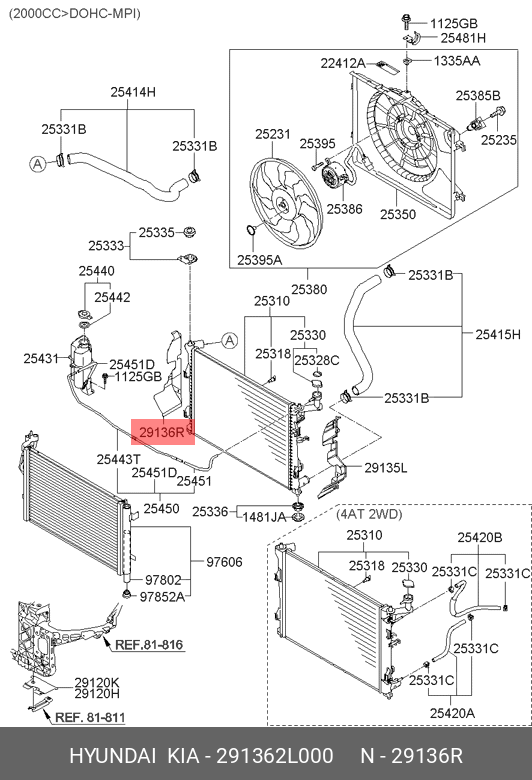 DEFLECTOR DR RADIATOR *