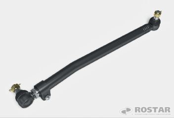 Тяга рул КАМАЗ-6520 продольная в сб.(с изгиб.) (ROSTAR)
