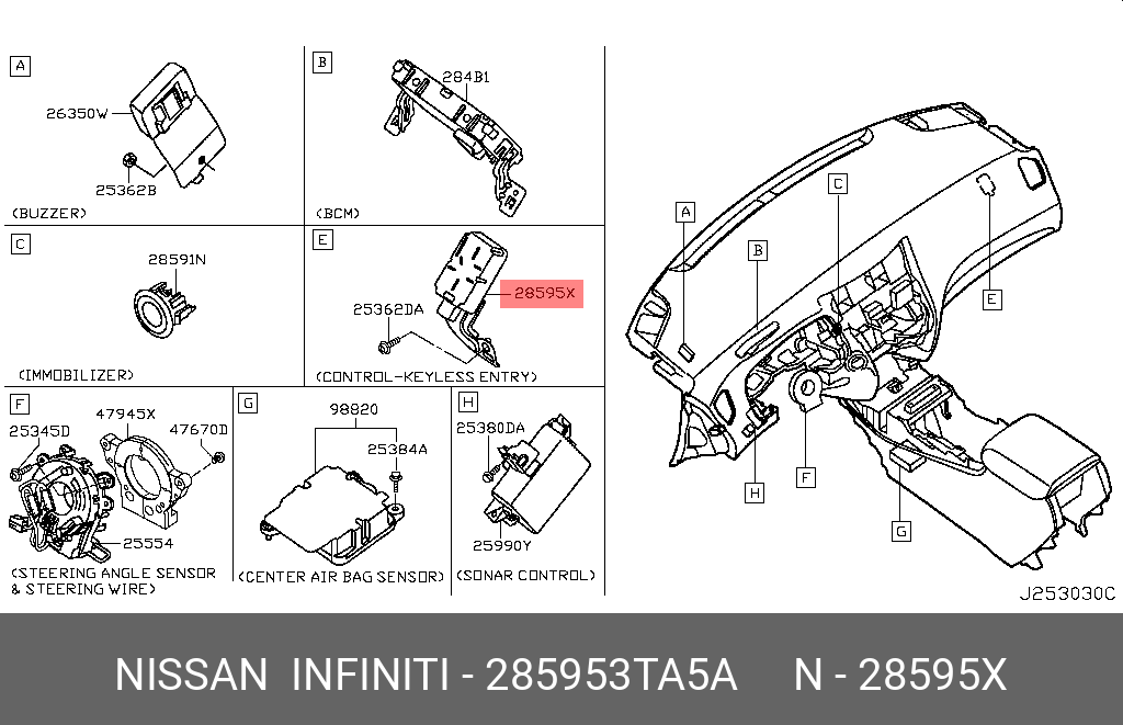 28595-3TA5A NISSAN GEAR ASSY-2ND