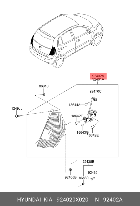 LAMPA STOP DREAPTA