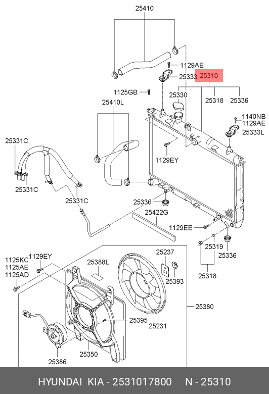 RADIATOR MOTOR *