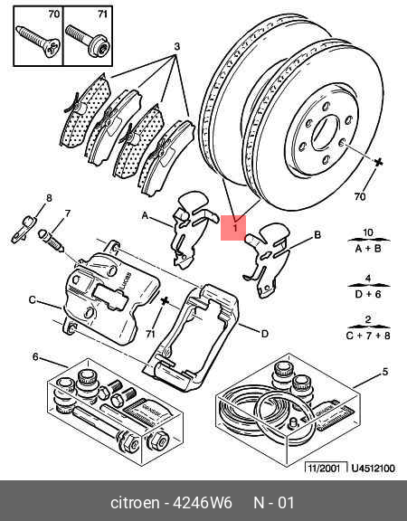 Front brake discs, set