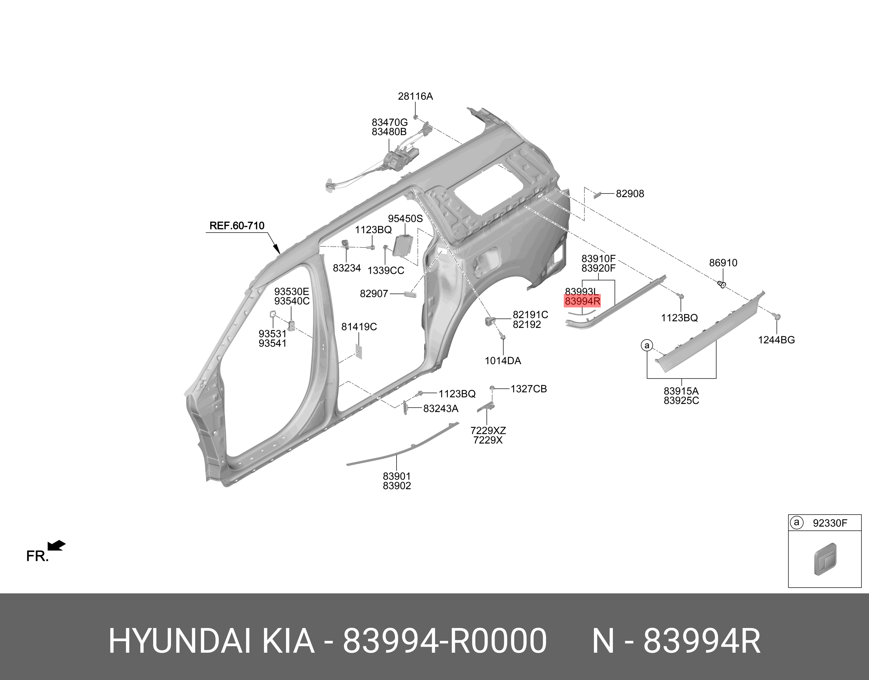 83994R0000 HYUNDAI KIA Part