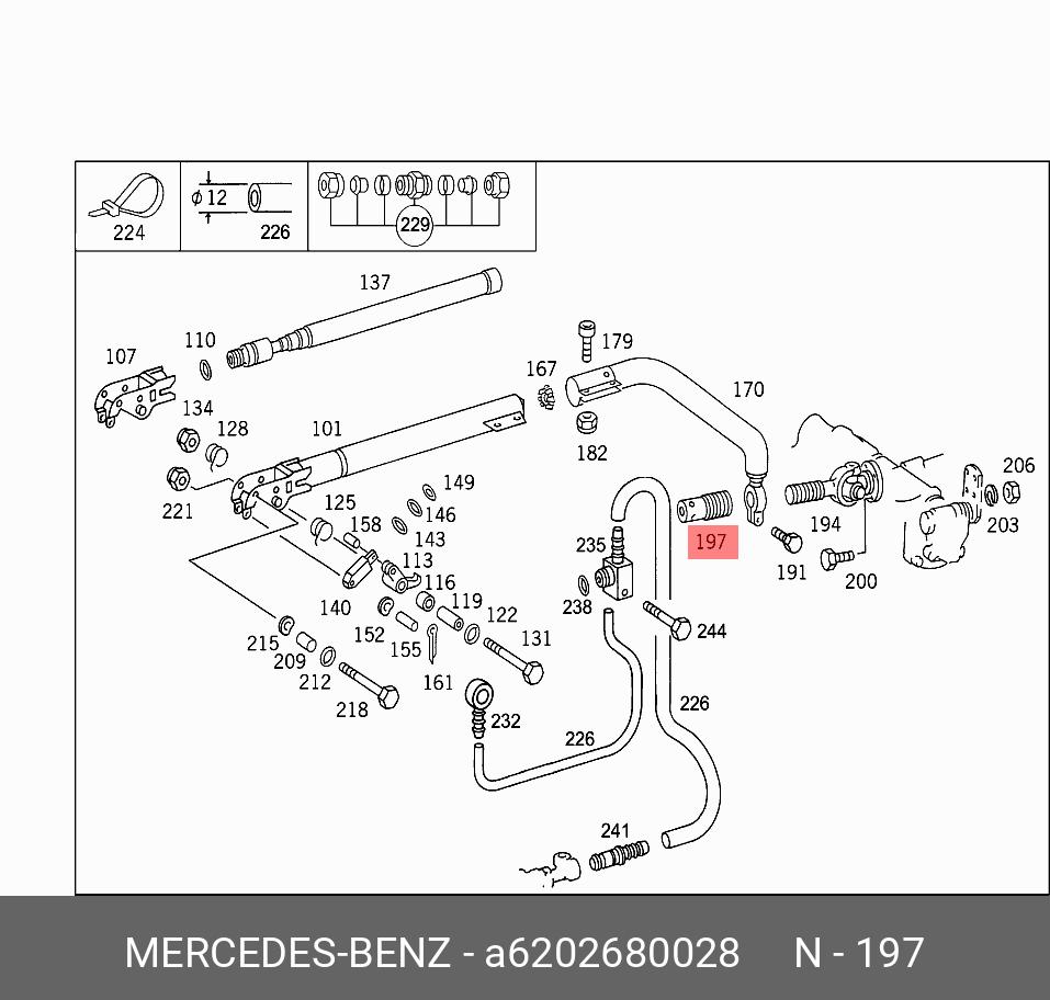 A 620 268 00 28 MERCEDES BENZ 26.22