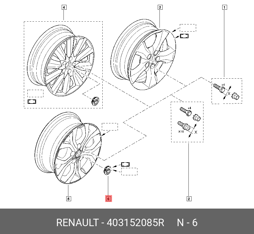 403152085R RENAULT SIDE STEP,LH/RH