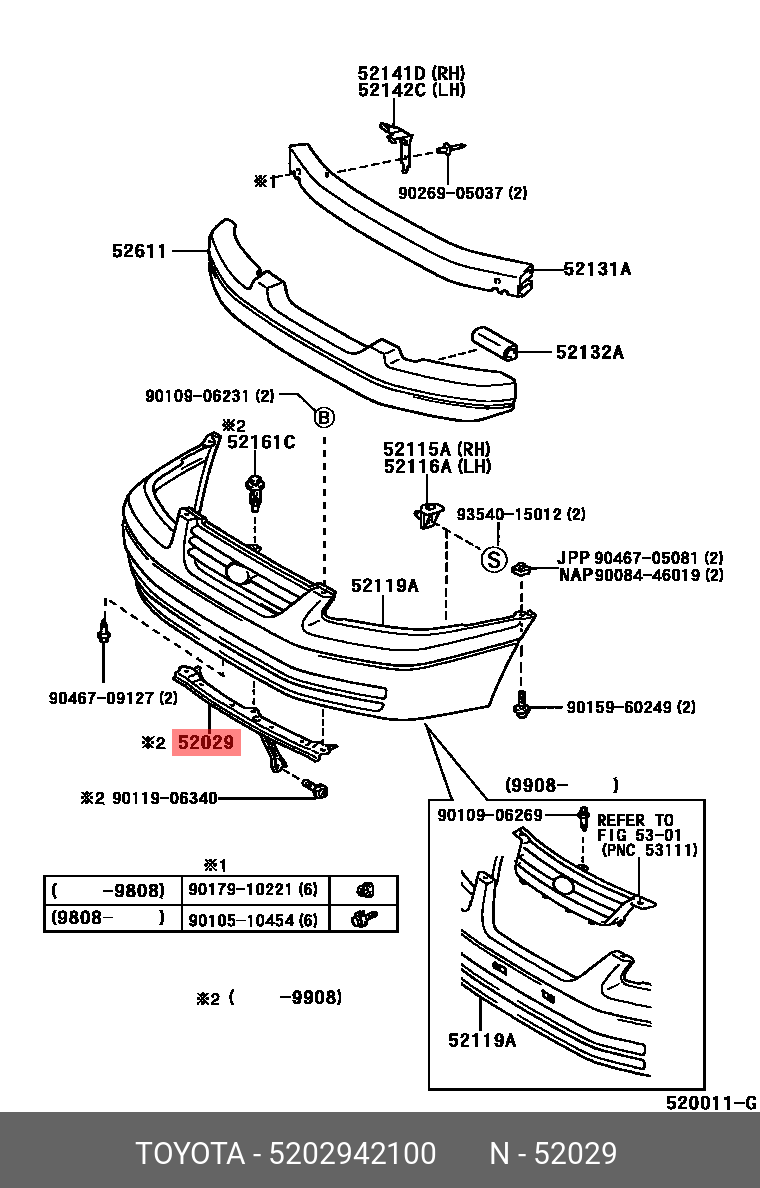Рамка кузова (часть) Toyota RAV4 (XA40) 12-15 (Спереди/ Сверху)