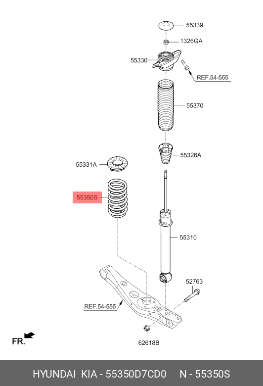 ARC SUSPENSIE SPATE STANGA / DREAPTA