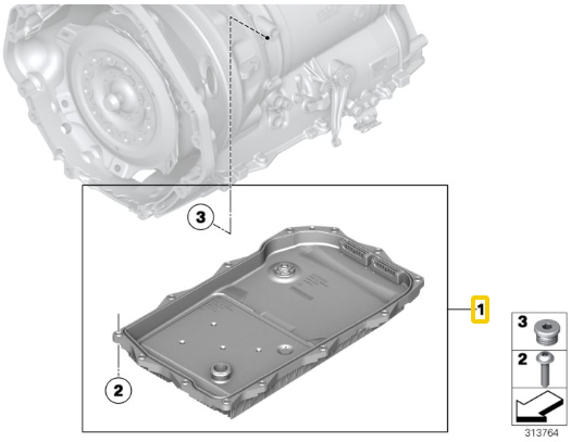 24 11 7 624 192 BMW OIL PAN/F20/F30/F31/F07/F18