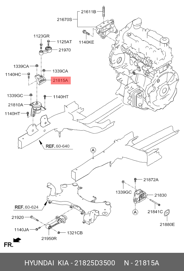 SUPORT TAMPON  MOTOR SUPERIOR 2
