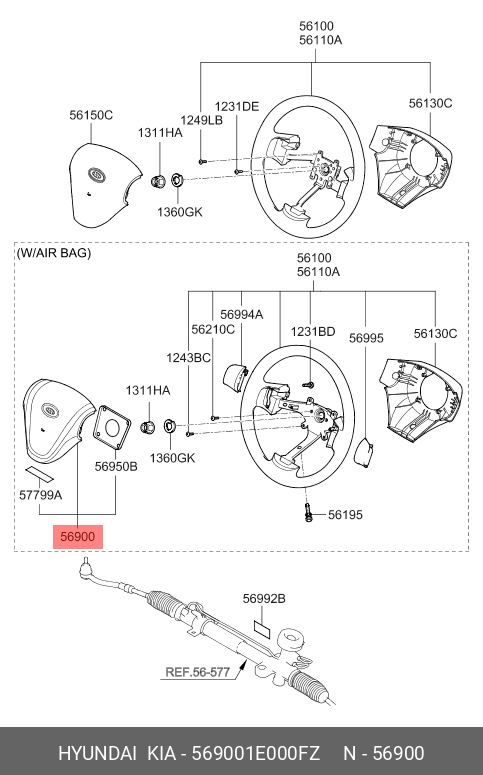MODUL AIR BAG HY
