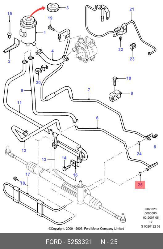 5 253 321 FORD RING