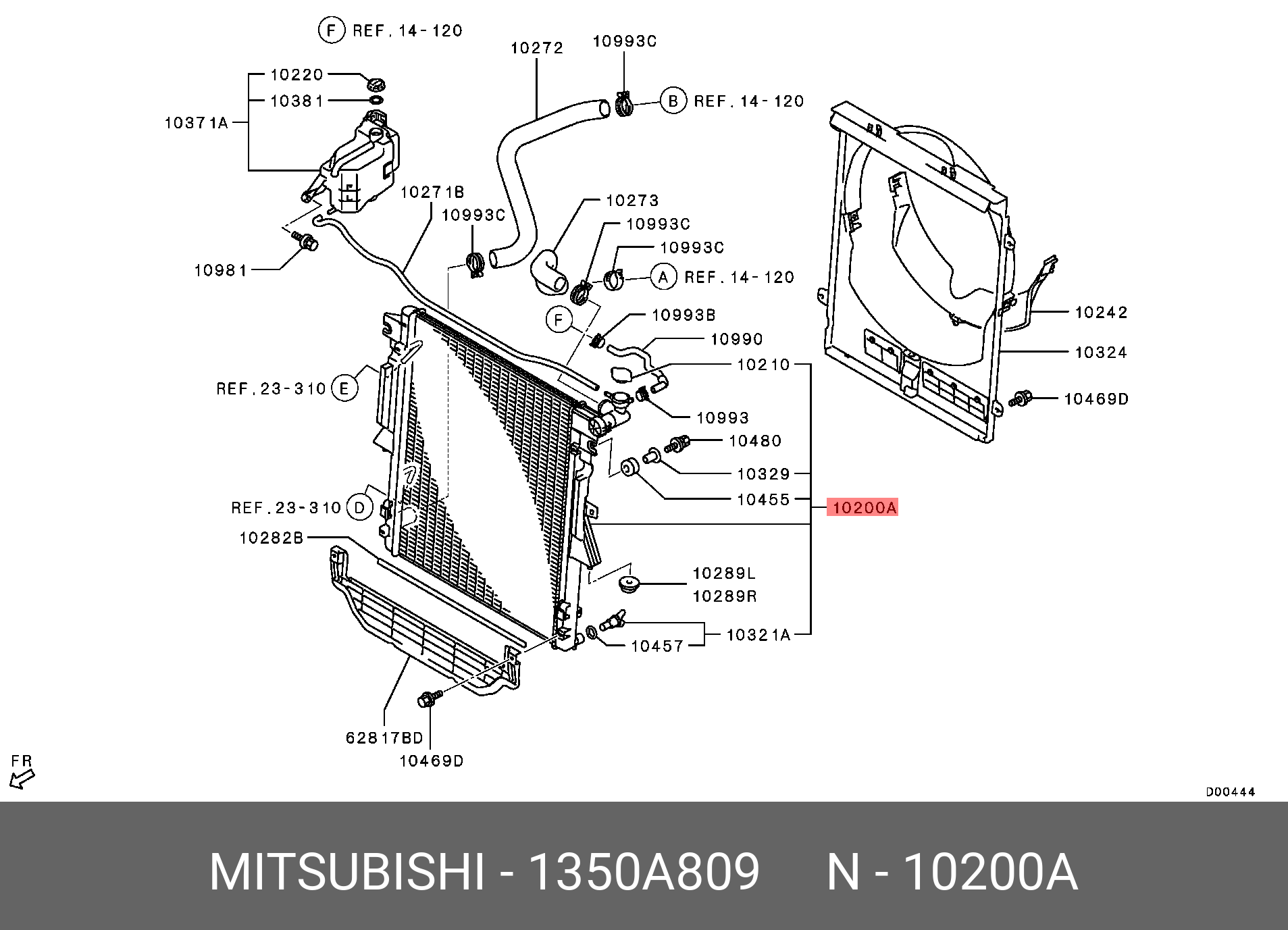RADIATOR APA L200 MY15