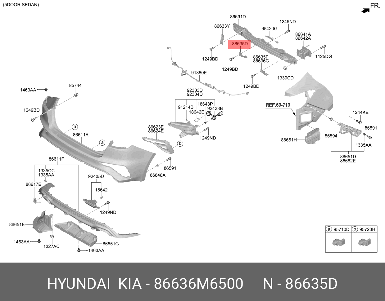 86636M6500 HYUNDAI KIA Part