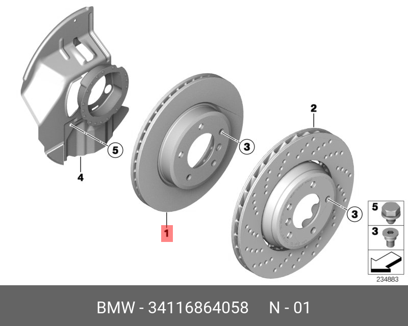 Front brake disc