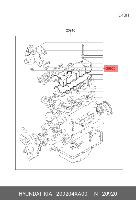SET SUPERIOR GARNITURI MOTOR HY