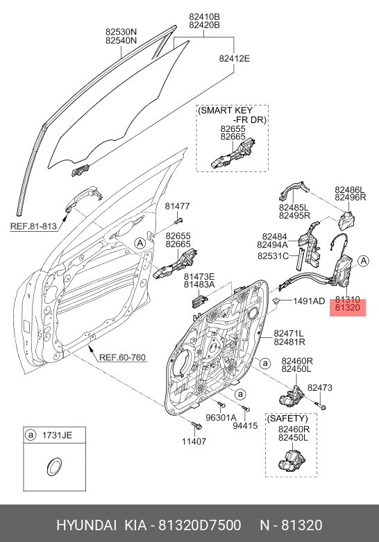 BROASCA SI  ACTUATOR USA FATA DREAPTA