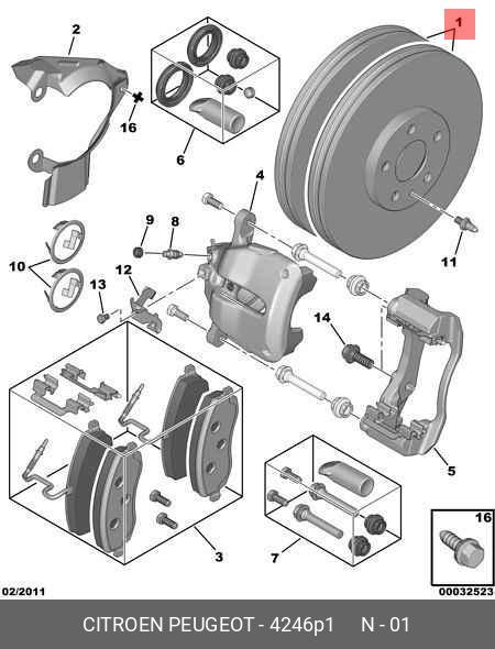 Front brake discs, set
