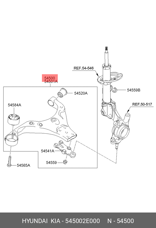 BASCULA FATA STG. ( MODEL 1 - 2WD )
