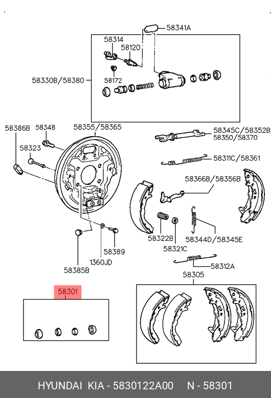 KIT REPARATIE ETRIER SP HY